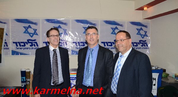 גדעון סער פותח מטה הליכוד בכרמל
